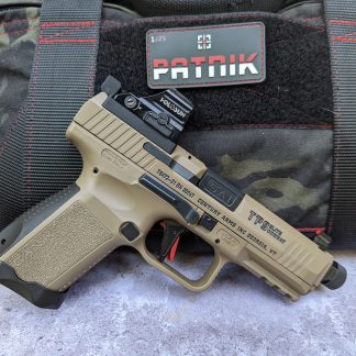 Discontinued - Click for Updates - Canik Rival/TP9SFX/TP9 EC/Executive Integral Rear Sight Adapter Plate With Tritium